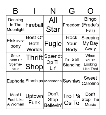Kvart i Party Bingo Card