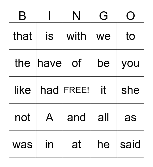 Golden Red  Bingo Card