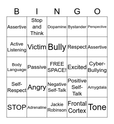 Review BINGO Card