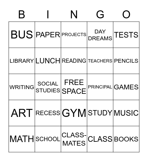 CENTRAL HIGH SCHOOL - 50TH REUNION Bingo Card