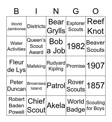 Founders Day 2020 Bingo Card