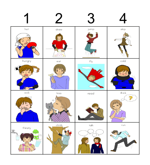 What can you do? Bingo Card