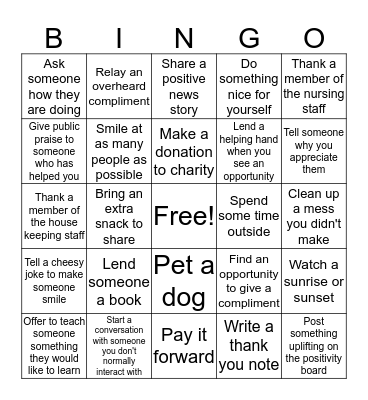 RANDOM ACTS OF ALOHA! Bingo Card