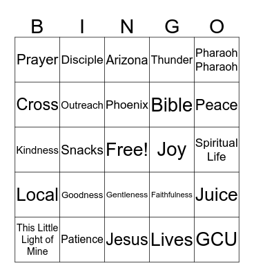 CLC BINGO Card