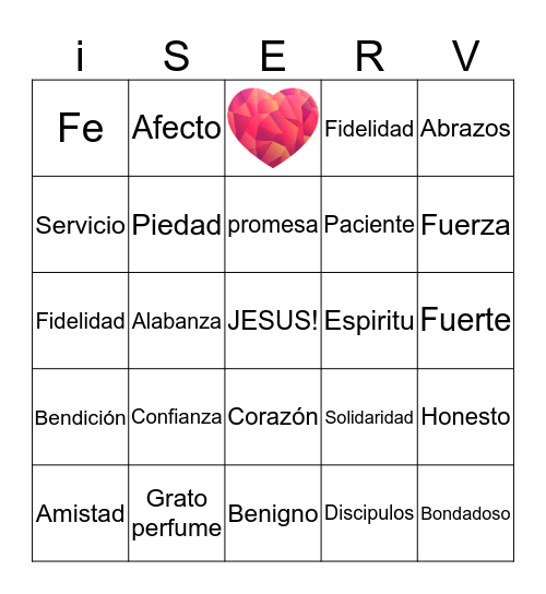 Love  Bingo Card