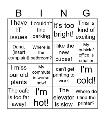 Pathline Bingo Card
