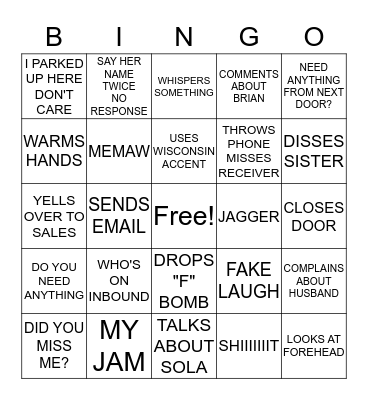 GS BINGO Card