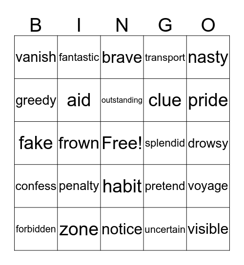 Bingo Alynnah February Bingo Card