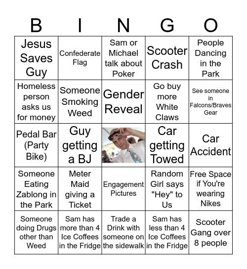 Slam BINGO Card