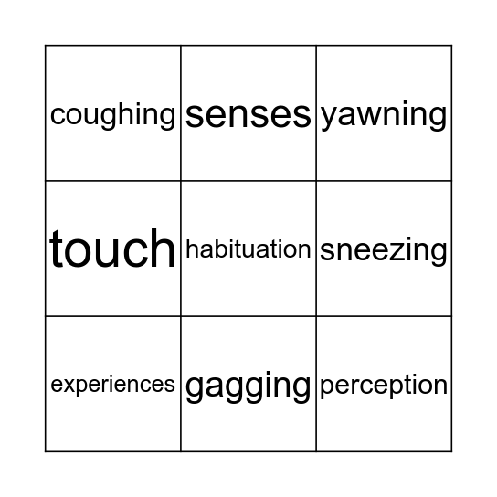 Ch4 Early Language and Speech Bingo Card