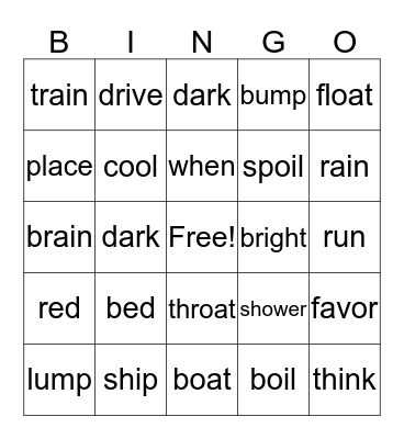 Miss. Jaimes Bingo! Bingo Card