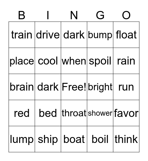 Miss. Jaimes Bingo! Bingo Card