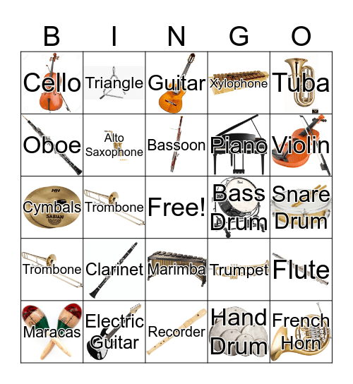 instrument-bingo-card