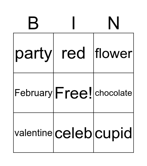 I'm A CHAMPION Bingo Card