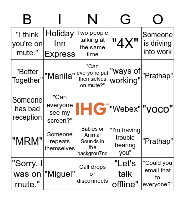 Omni-Channel Ops Bingo Card