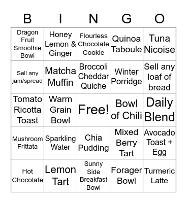 Server Bingo Card
