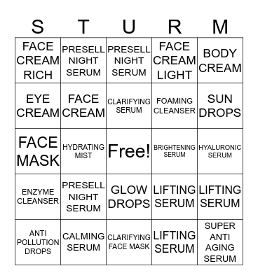 COS BAR BINGO Card