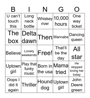 Family bingo Card