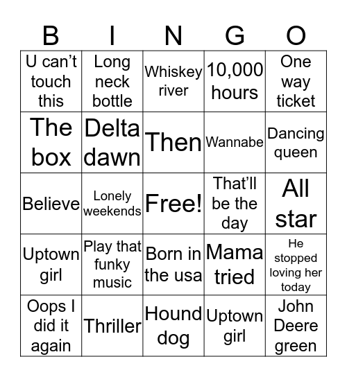 Family bingo Card