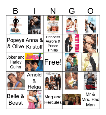 Valentine Day Bingo  Bingo Card