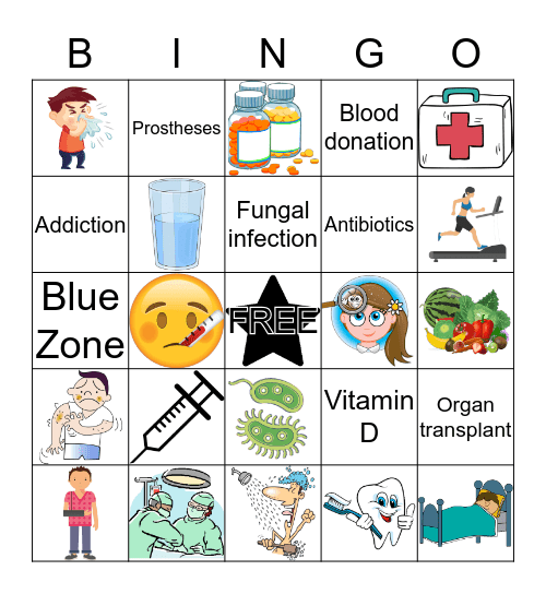 Healthy Habits Bingo! Bingo Card