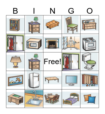 BINGO: At Home Bingo Card
