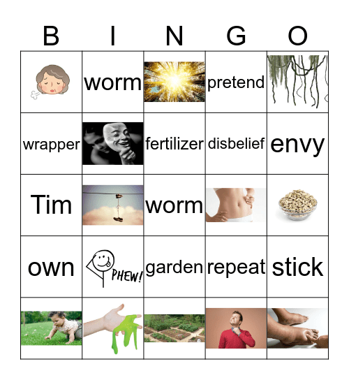 William's watermelon Garden Part 2 Bingo Card