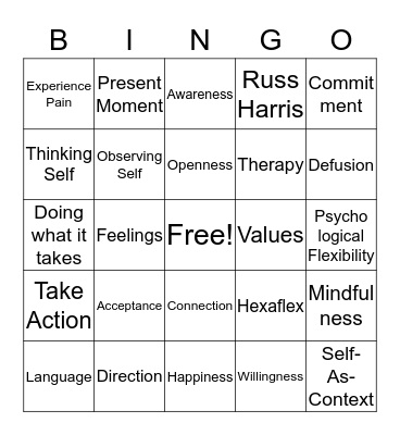 ACT BINGO Card