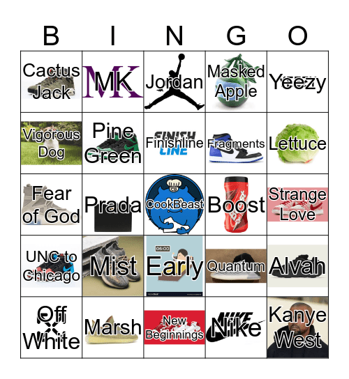 CookBeast Bingo 2/13 Bingo Card