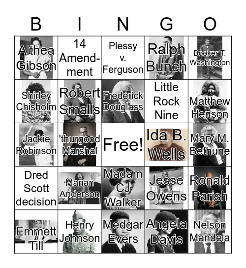 Black History BINGO 2020 Bingo Card