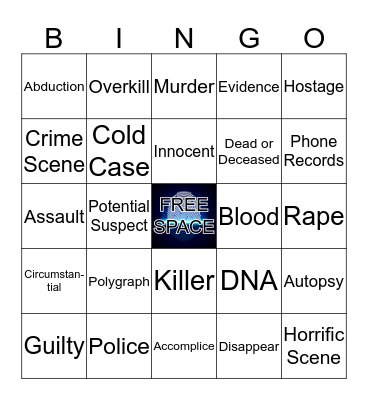 DEATH Bingo Card