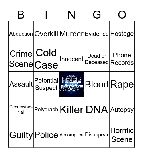 DEATH Bingo Card