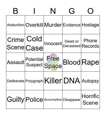 DEATH Bingo Card