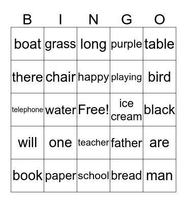 BINGO #3 Bingo Card