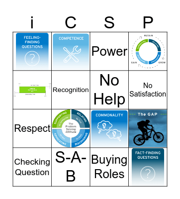 iCSP Bingo Card