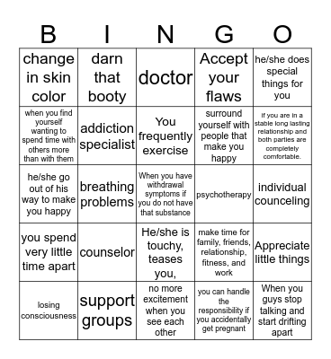You Know You're Ready When Bingo Card