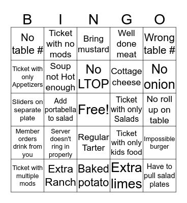 Expo Bingo Card