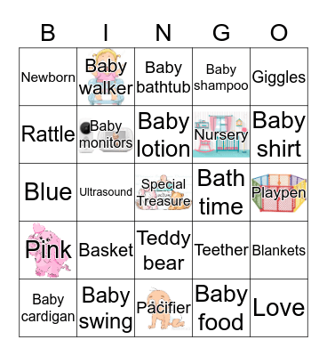 BABY BINGO Card