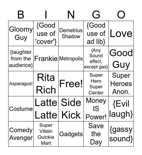 Super Bingo Card