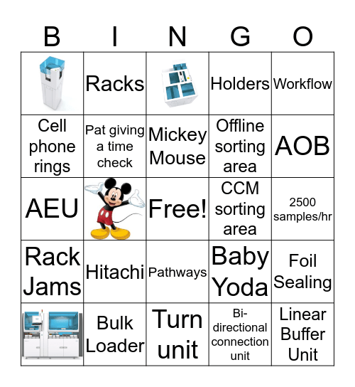 CCM Bingo Card