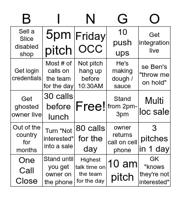 All About the Benjamins  Bingo Card