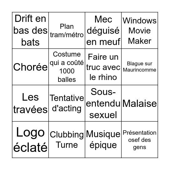 Bingo Teaser CDP Bingo Card