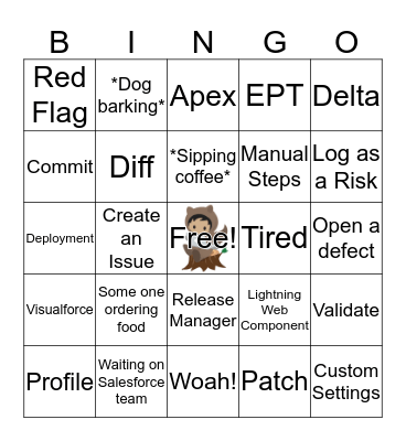 Release Bingo Card