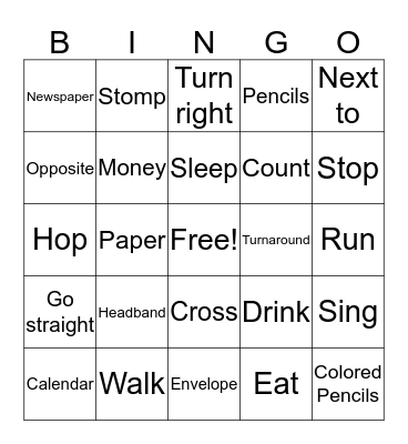 Review Bingo Card