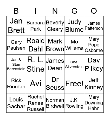 BOOK FAIR BINGO Card