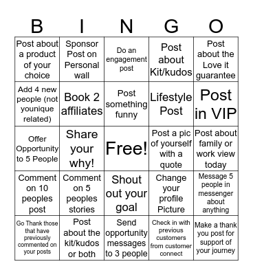 March Madness Bingo Card