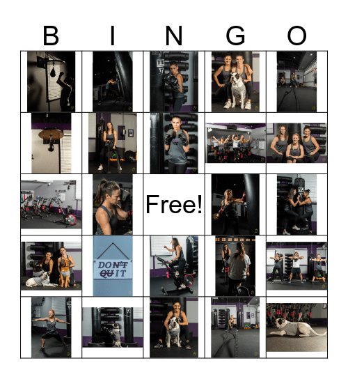 RUFF HOUSE FITNESS Bingo Card