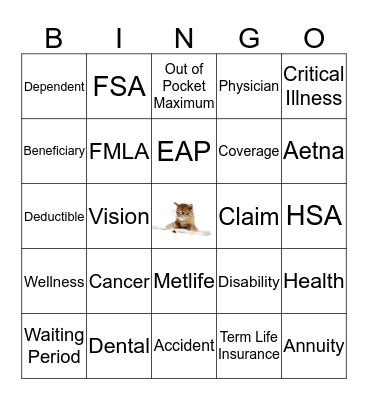 Benefits & Leave Team Building Bingo Card