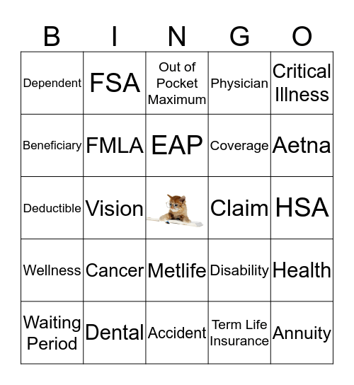 Benefits & Leave Team Building Bingo Card