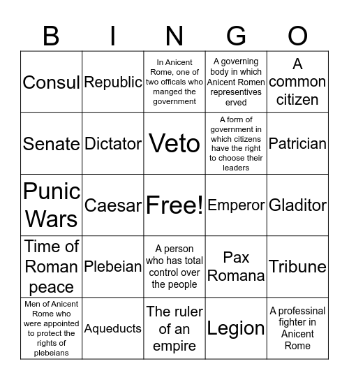 anicent-rome-bingo-card